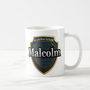 Taza De Café Clan Malcolm Dinastía escocesa Tartán Mugs Cups