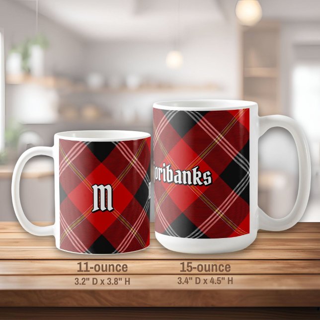 Taza De Café Clan Marjoribanks Tartan (Subido por el creador)