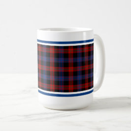 Taza De Café Clan marrón tartán