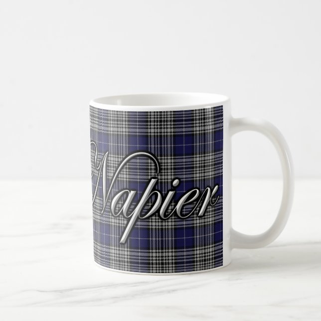 Taza De Café Clan Napier Classic Tartan (Derecha)
