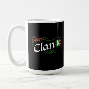 Taza De Café Clan Pelirrojo Día de San Patricio Pelirroja Vinta