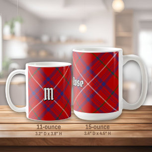 Taza De Café Clan Rosa Tartan