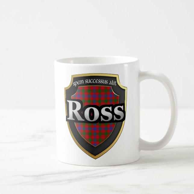 Taza De Café Clan Ross Escocia Dinastía Tartán Mugs Cups (Derecha)