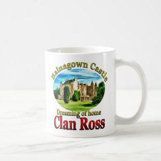 Taza De Café Clan Ross que soña con el castillo de Balnagown