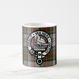 Taza De Café Clan Stewart Escudo y Tartán