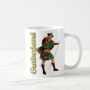 Taza De Café Clan Sutherland Old Scotland