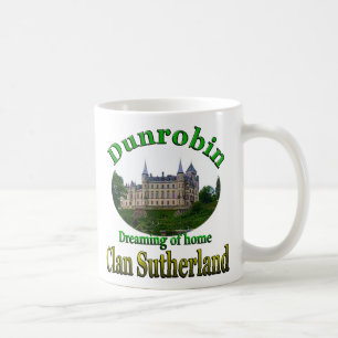 Taza De Café Clan Sutherland Soñando con el Castillo de Dunrobi