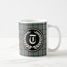 Taza De Café Clan Thompson Hunting Tartan Monogram