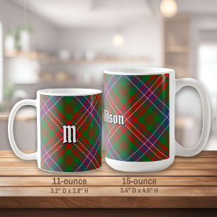 Taza De Café Clan Wilson Modern Tartán