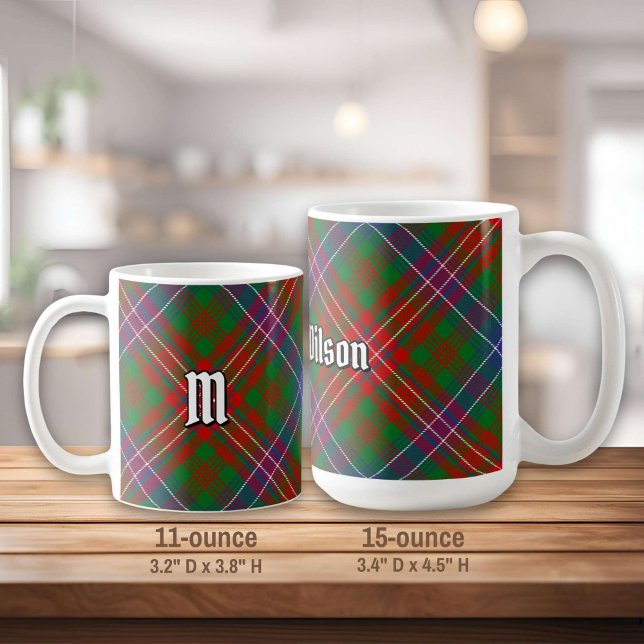 Taza De Café Clan Wilson Modern Tartán (Subido por el creador)