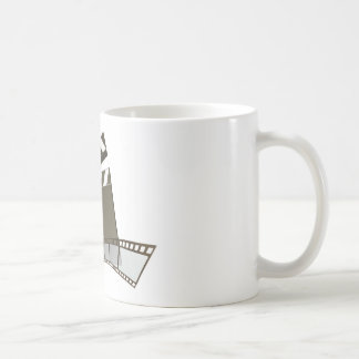Taza De Café Clapperboard de la película y carrete de la