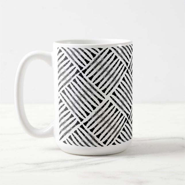 Taza De Café Clarinet Crosshatch (Izquierda)