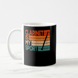 Taza De Café Clarinet Es Mi Deporte Funny Jugador Clarinet Retr