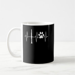 Taza De Café Clarinet Funny Dog Lover Clarinetist Play Clarinet