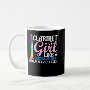 Taza De Café Clarinet Girl Like A Regular Girl Only Way Cooler 