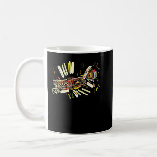 Taza De Café Clarinet Hand Draw - Best Funny Clarinet Player Gi