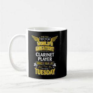 Taza De Café Clarinet Player Idea Funny Worlest Greatest - Clar