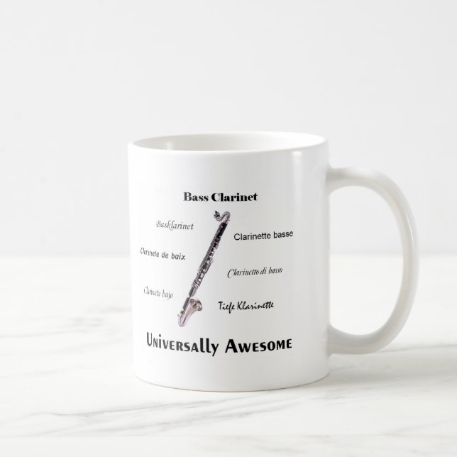 Taza De Café Clarinete bajo (Derecha)