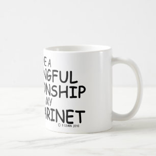Taza De Café Clarinete bajo significativo de la relación