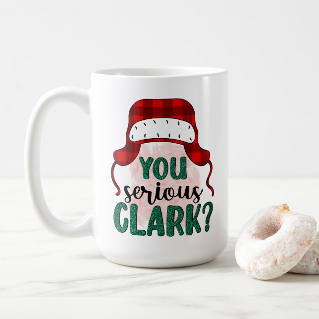 Taza De Café Clark Coffee Mug | Navidades divertidos Coffee Mug (Con donut)