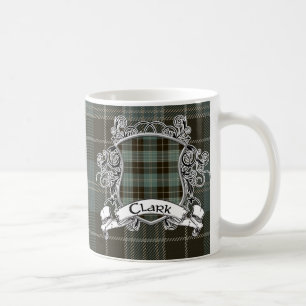 Taza De Café Clark Tartan Shield