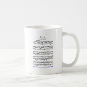 Taza De Café Claro de Luna-Sonata-Luis-Beethoven