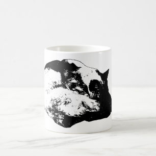 Taza De Café claro porte de rizo, gato de invierno