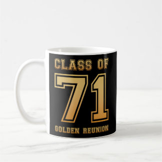 Taza De Café Clase 71 1971 Reunión 50ª Reunión Dorada