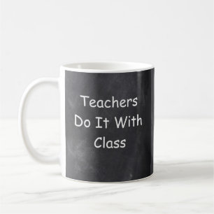 Taza De Café Clase Chalkboard Diseño Idea de regalo