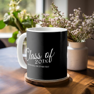 Taza De Café Clase con curso de Personalizado y secundaria