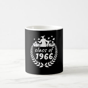 Taza De Café clase de 1966 de diseño de graduación o reunión po