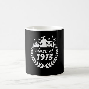 Taza De Café clase de 1973 de diseño de graduación o reunión po