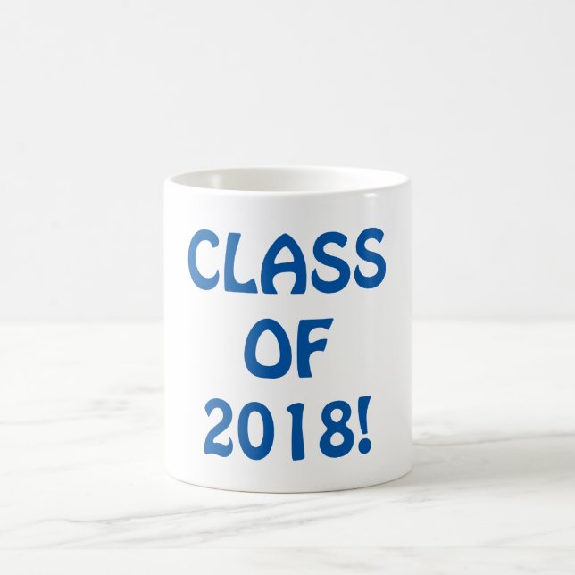 Taza De Café Clase de 2018 (Centro)
