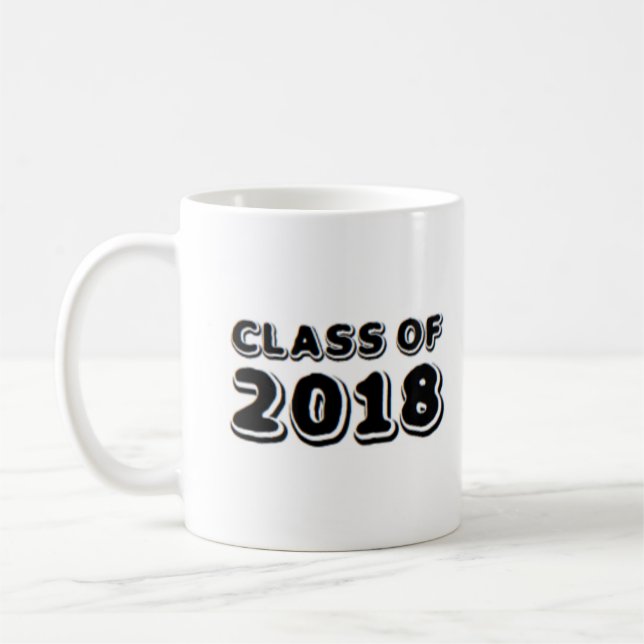 Taza De Café clase de 2018 Mug (Izquierda)