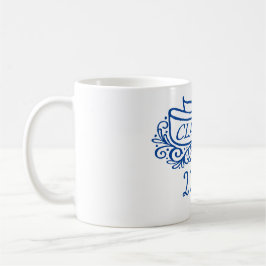 Taza De Café Clase de 2020 años de encargo y de graduación de