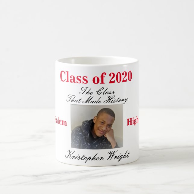Taza De Café Clase de 2020 Mug (Centro)