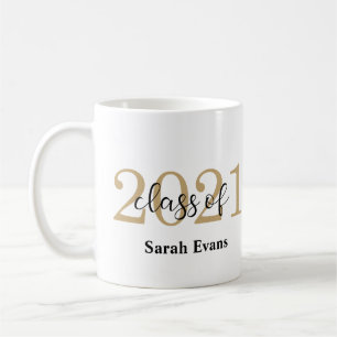 Taza De Café Clase de 2021- Graduación 2021 Café Mug
