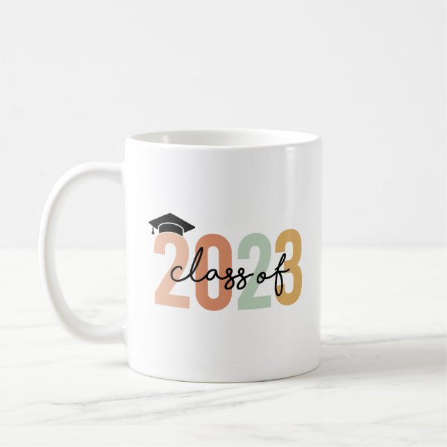 Taza De Café Clase De 2023, Graduación Superior, Mayores De 202 (Izquierda)