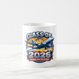 Taza De Café Clase de 2026 - Elevándose hacia el Futuro