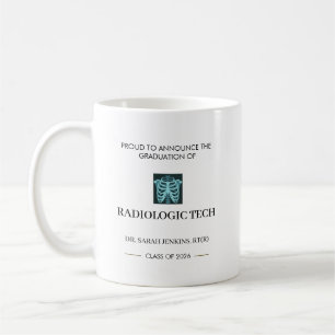 Taza De Café Clase de 2026 Graduación de Técnico Radiológico RT