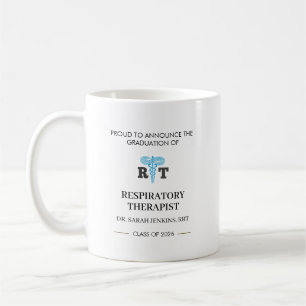 Taza De Café Clase de 2026 Graduación de Terapeuta Respiratorio