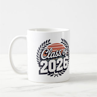 Taza De Café Clase de 2026 Regreso a Clases de Último Año