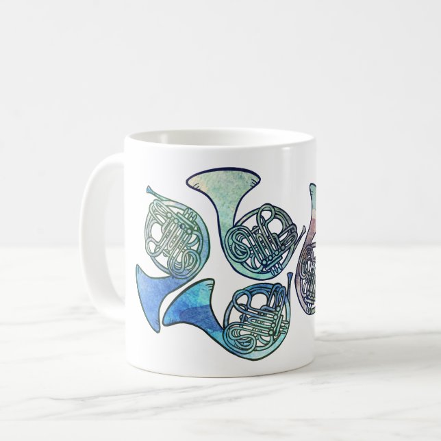 Taza De Café Clase de Banda del Cuerno Francés (Anverso izquierdo)