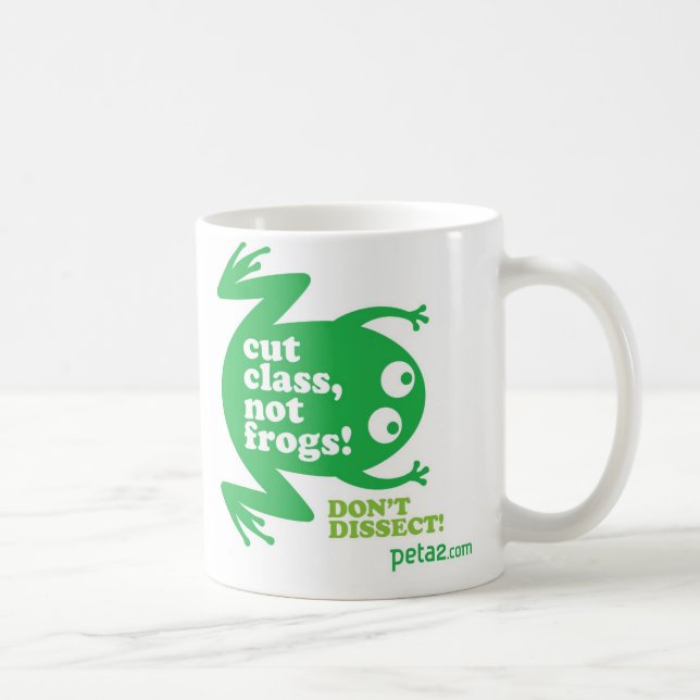 Taza De Café Clase de corte, no peluca de ranas (Derecha)