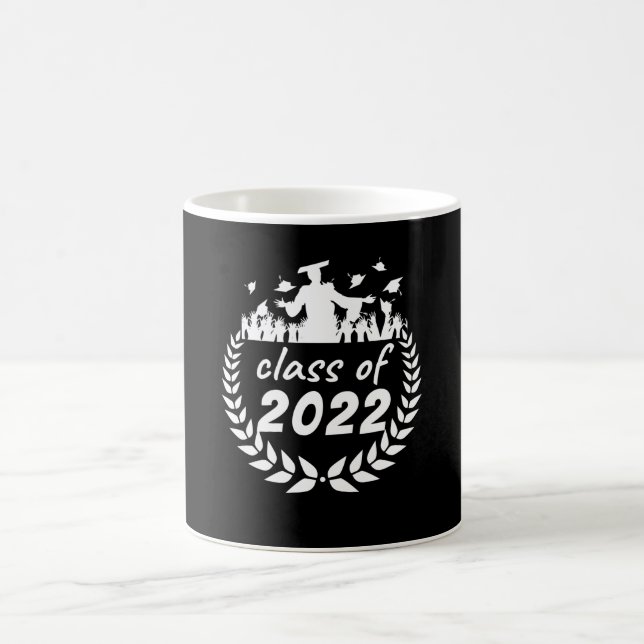 Taza De Café clase de diseño de graduación o reunión de 2022 po (Centro)
