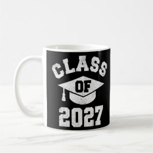Taza De Café Clase De Graduación De 2027 Profesora Superior De