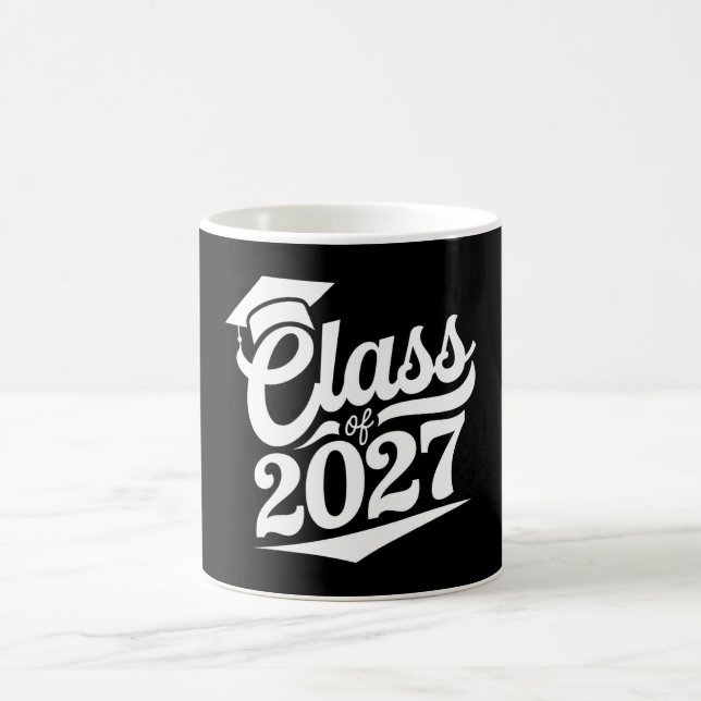 Taza De Café Clase De Graduado De 2027 (Centro)
