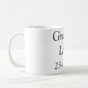 Taza De Café Clase de graduado de 20xx Felicitar fecha de añadi