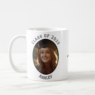 Taza De Café Clase de la foto de regalo de graduación de 2023