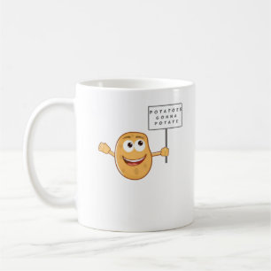 Taza De Café Clase de patatas con patatas (Pun de patata vegeta